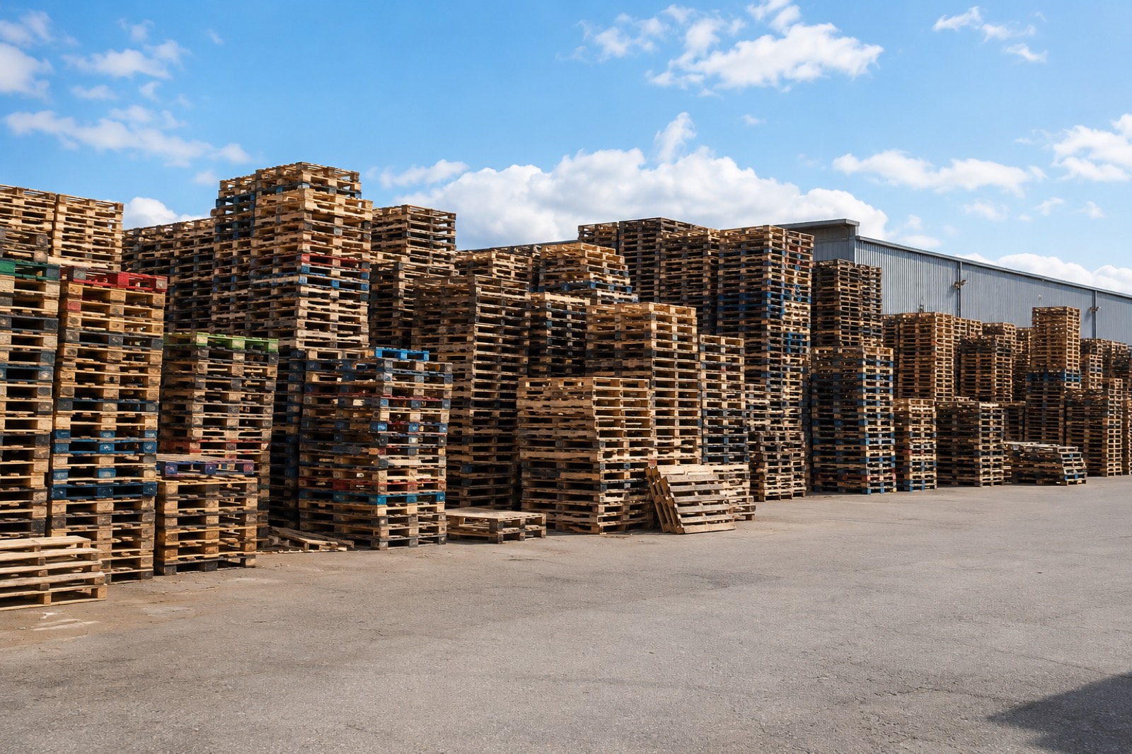 Sorting and grading recycled pallets